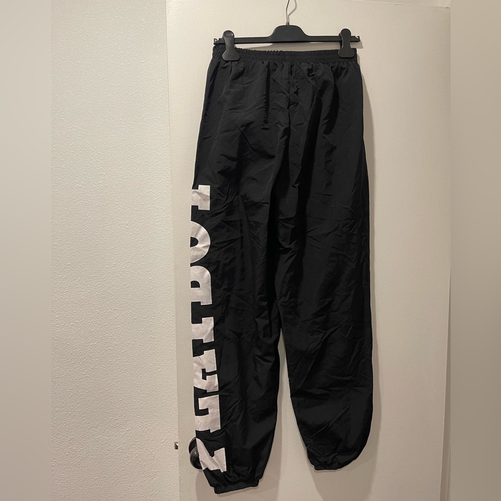 OTTO Men's Black Joggers with‎ Bold White Logo